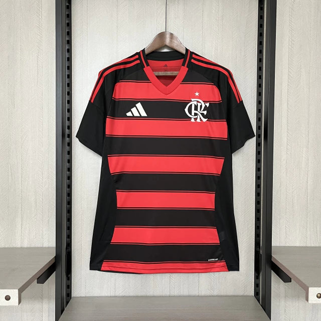 Camisa Flamengo I 25/26 Vermelho e Preto - Adidas - Masculino Torcedor