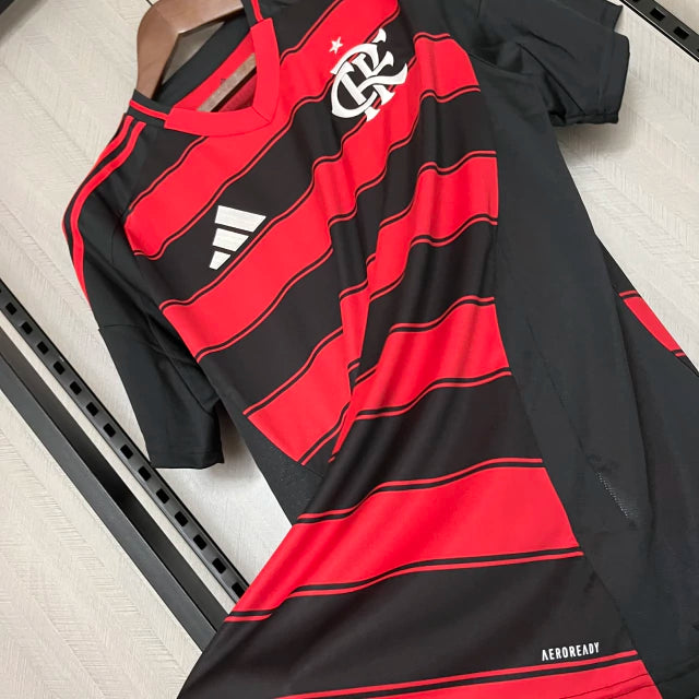 Camisa Flamengo I 25/26 Vermelho e Preto - Adidas - Masculino Torcedor