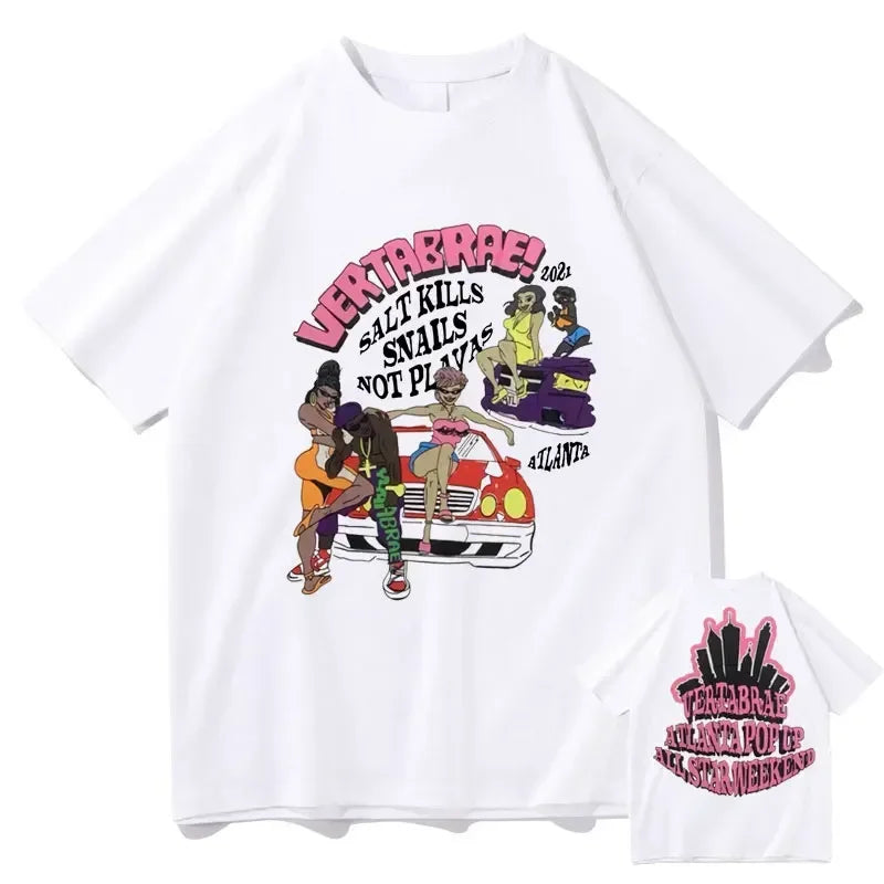 T-Shirt Kleidung Trend Graffiti Vertabrae 2021