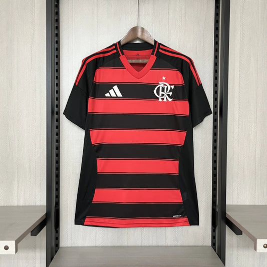 Camisa Flamengo I 25/26 Vermelho e Preto - Adidas - Masculino Torcedor