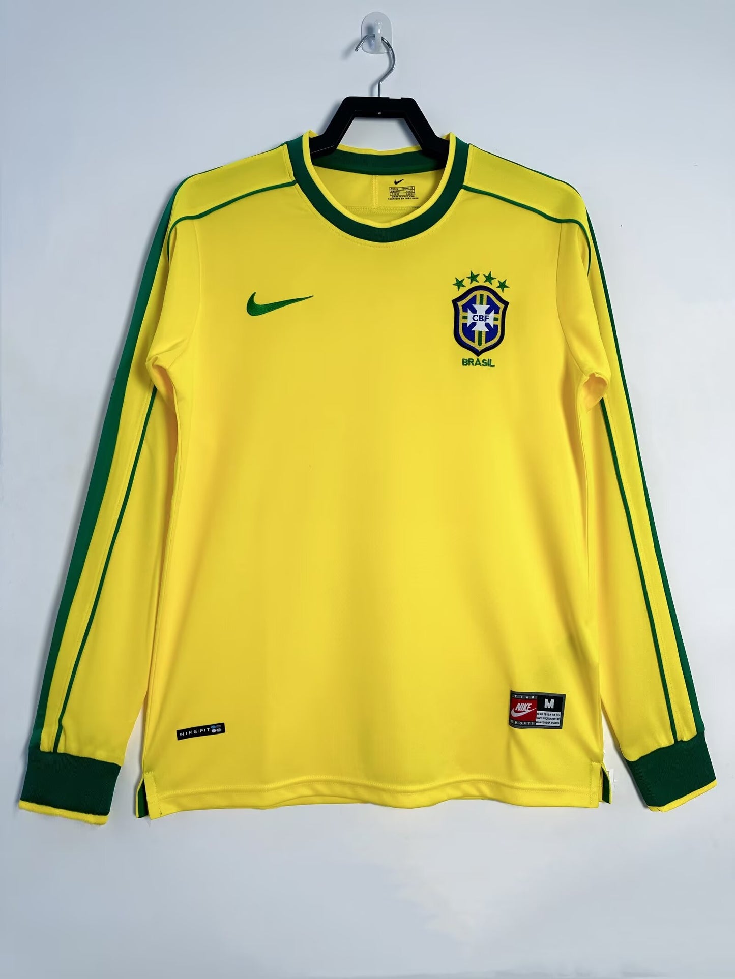 Retro long-sleeve Brazilian National Team