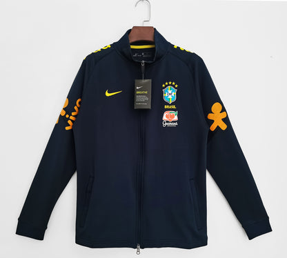 Brazilian National Team Black Cold Weather Jacket – Official Edition