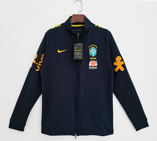 Brazilian National Team Black Cold Weather Jacket – Official Edition