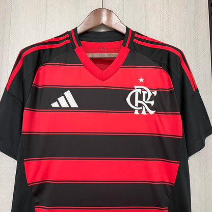 Camisa Flamengo I 25/26 Vermelho e Preto - Adidas - Masculino Torcedor
