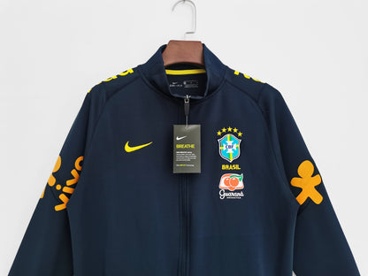 Brazilian National Team Black Cold Weather Jacket – Official Edition