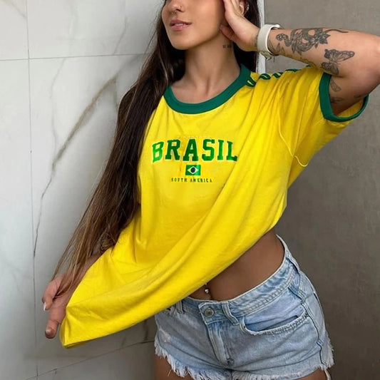 Oversized Brasil T-Shirt