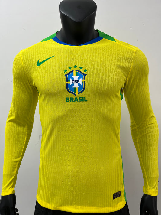 Long sleeve Player Brazil Home 25 26