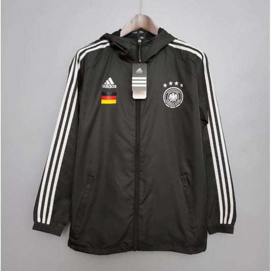 Corta Vento Seleção da Alemanha 21/22 Preta Masculino Adidas